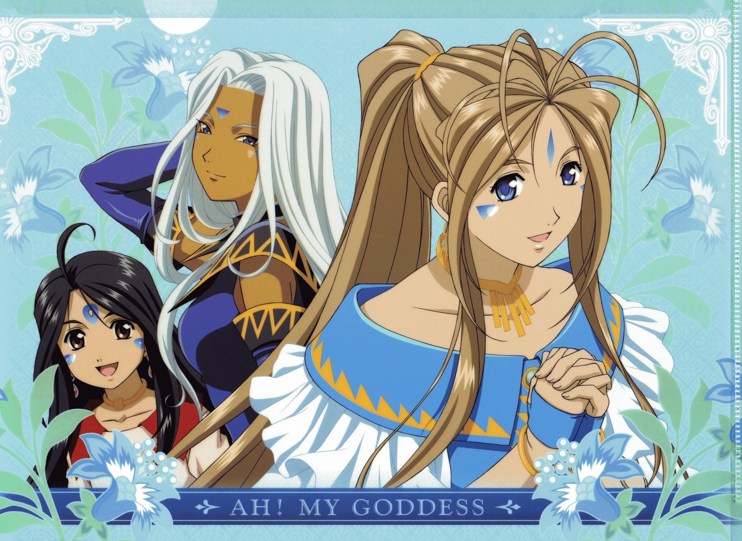 Ah My Goddess Belldandy Skuld Urd 4859 Yande Re